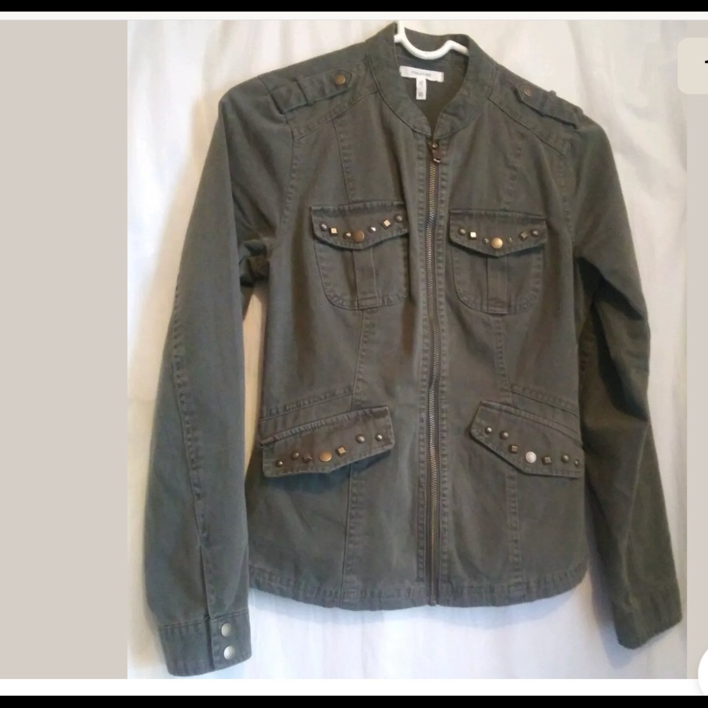 Maurices Studded Bomber Jacket / Blazer